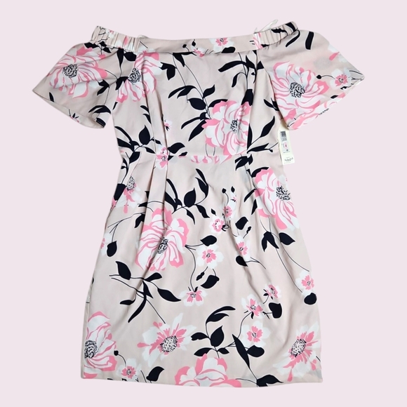 Eliza J Floral Off-Shoulder Dress Size 10 - Picture 4 of 8